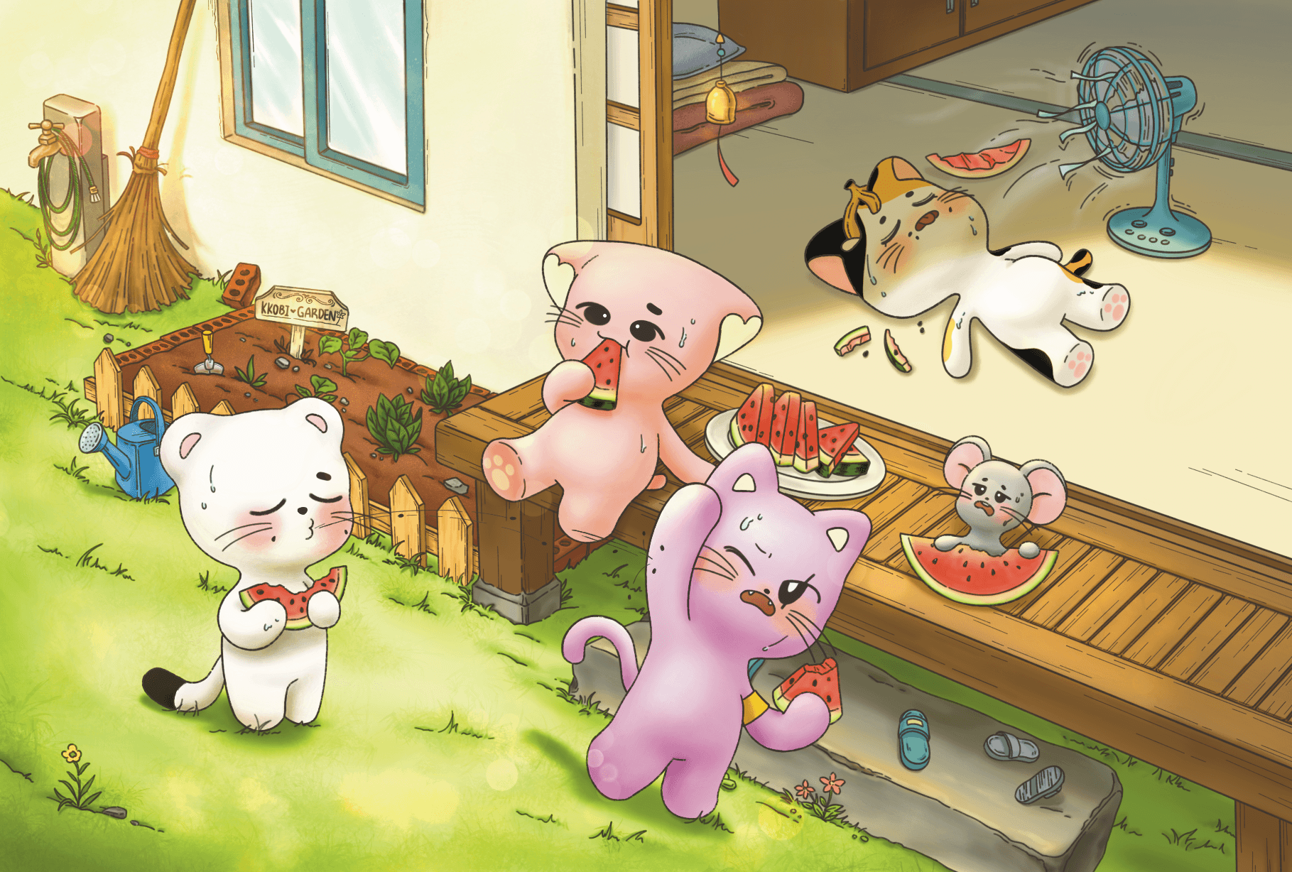 꼬비의 뒷골목 친구들(여름)