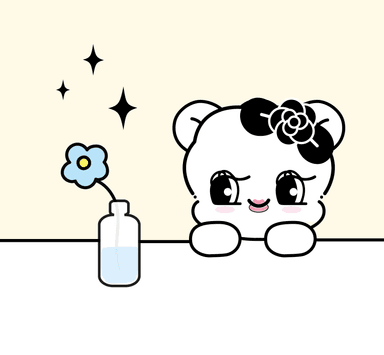 꽃 구경 중인 베스티