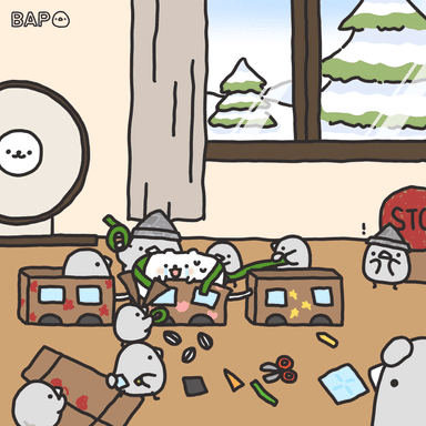 햄이의 기차놀이2