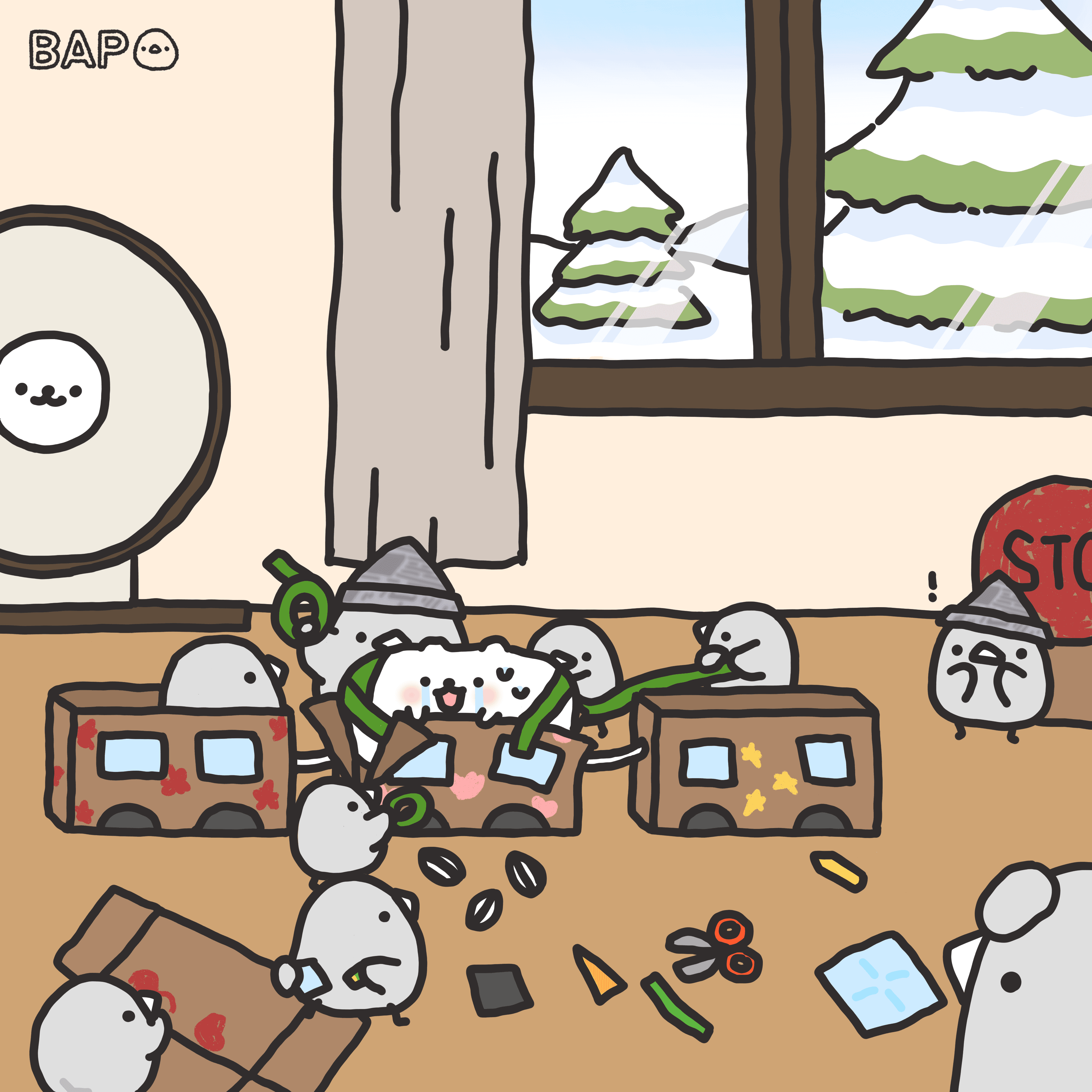 햄이의 기차놀이2