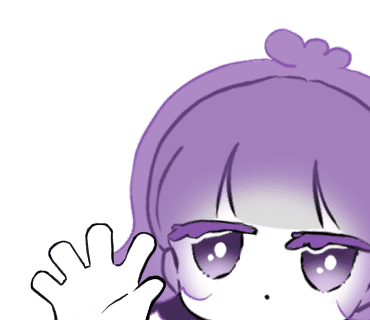ぽぷらげ紫色