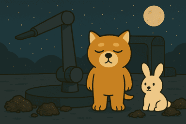 달탐사에 간 졸림이