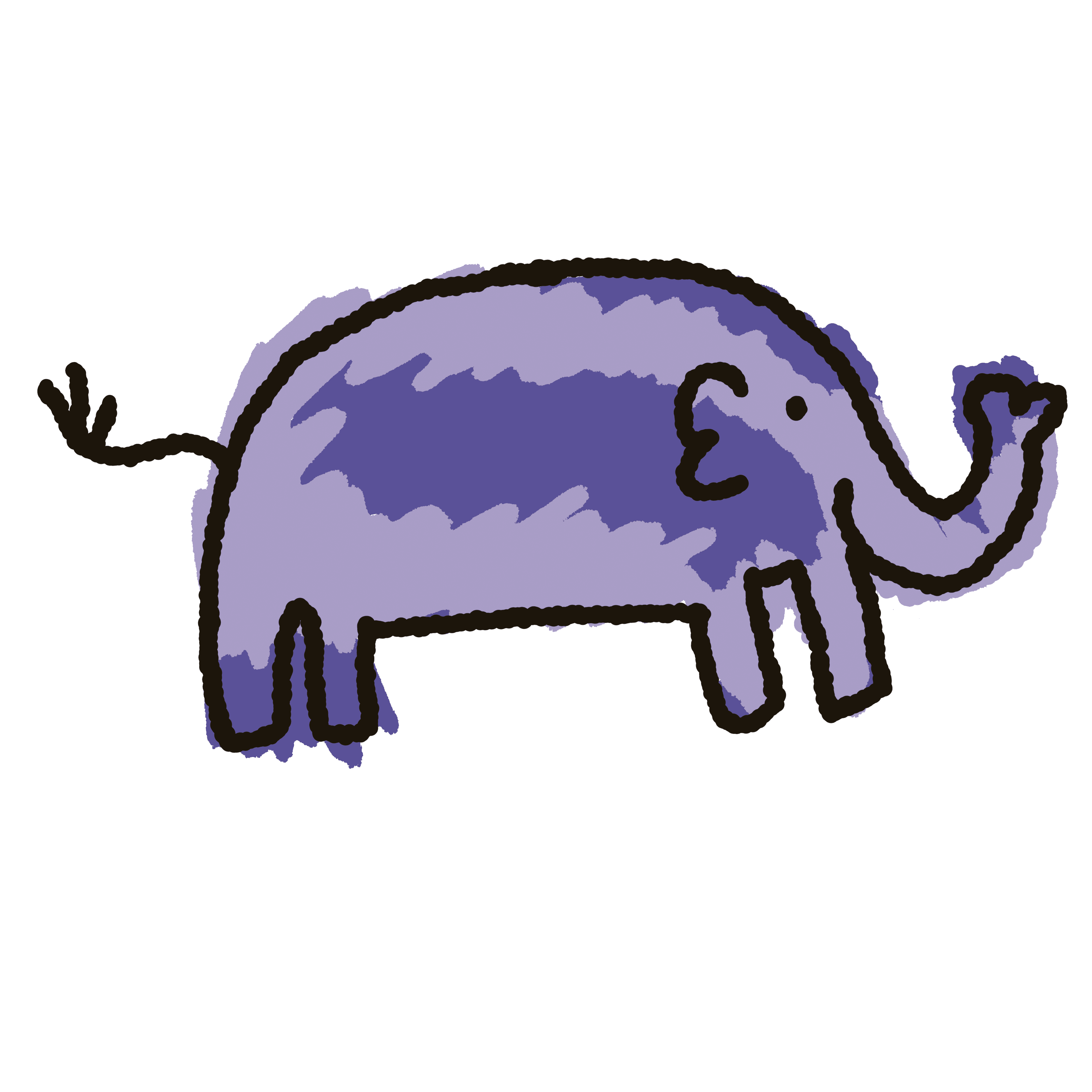 색칠 코끼리