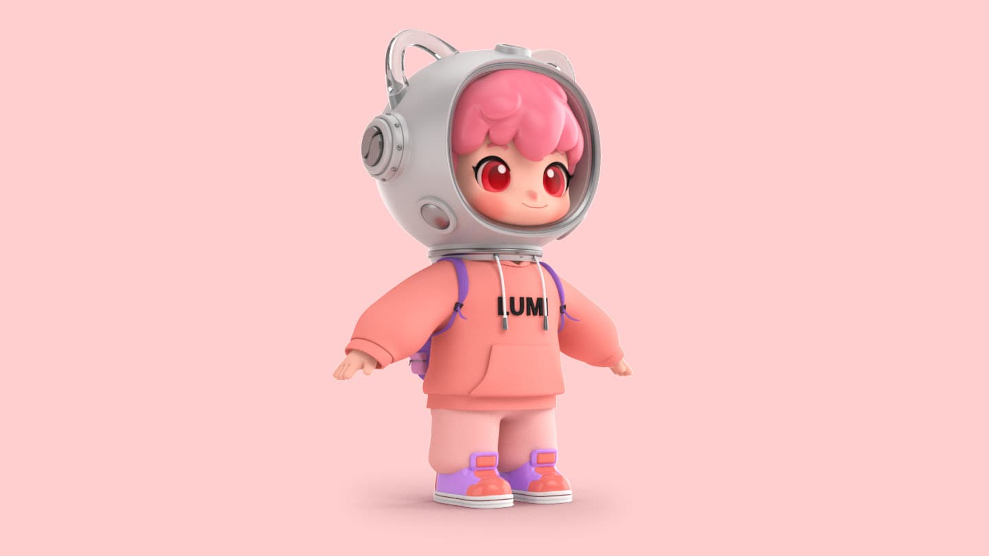 루비 왼쪽