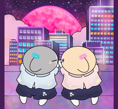 야경 보는 얼루기&덜루기
