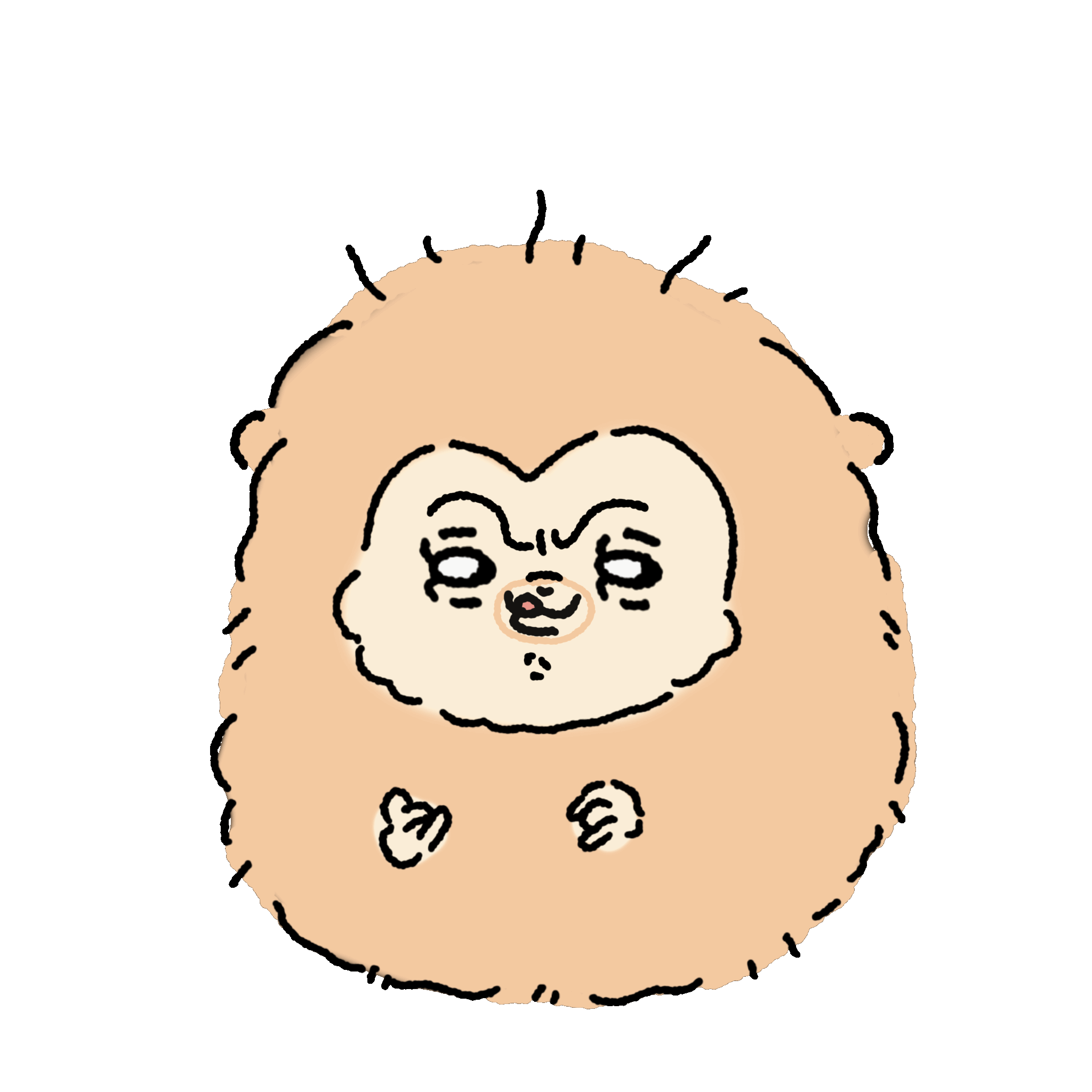 숭하다털숭이