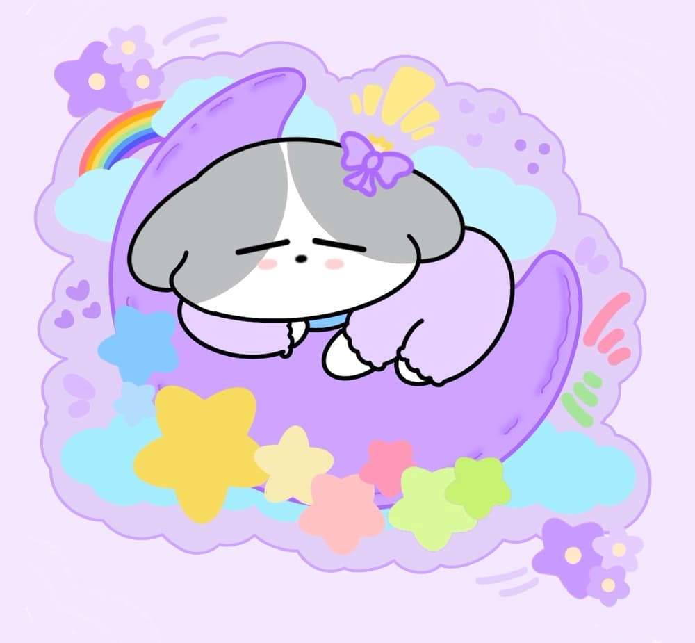 달님 품에 안긴 덜루기