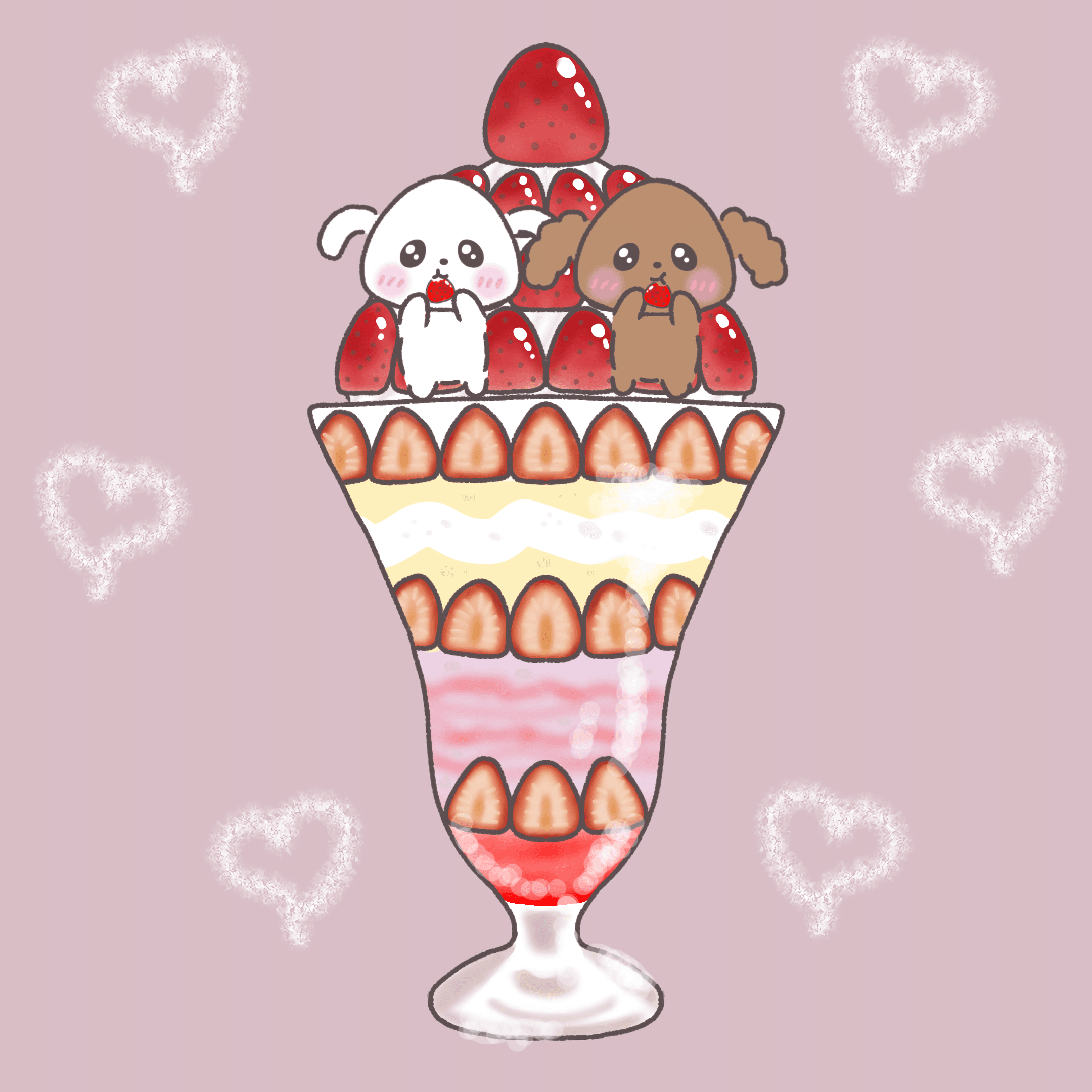 いちごパフェ