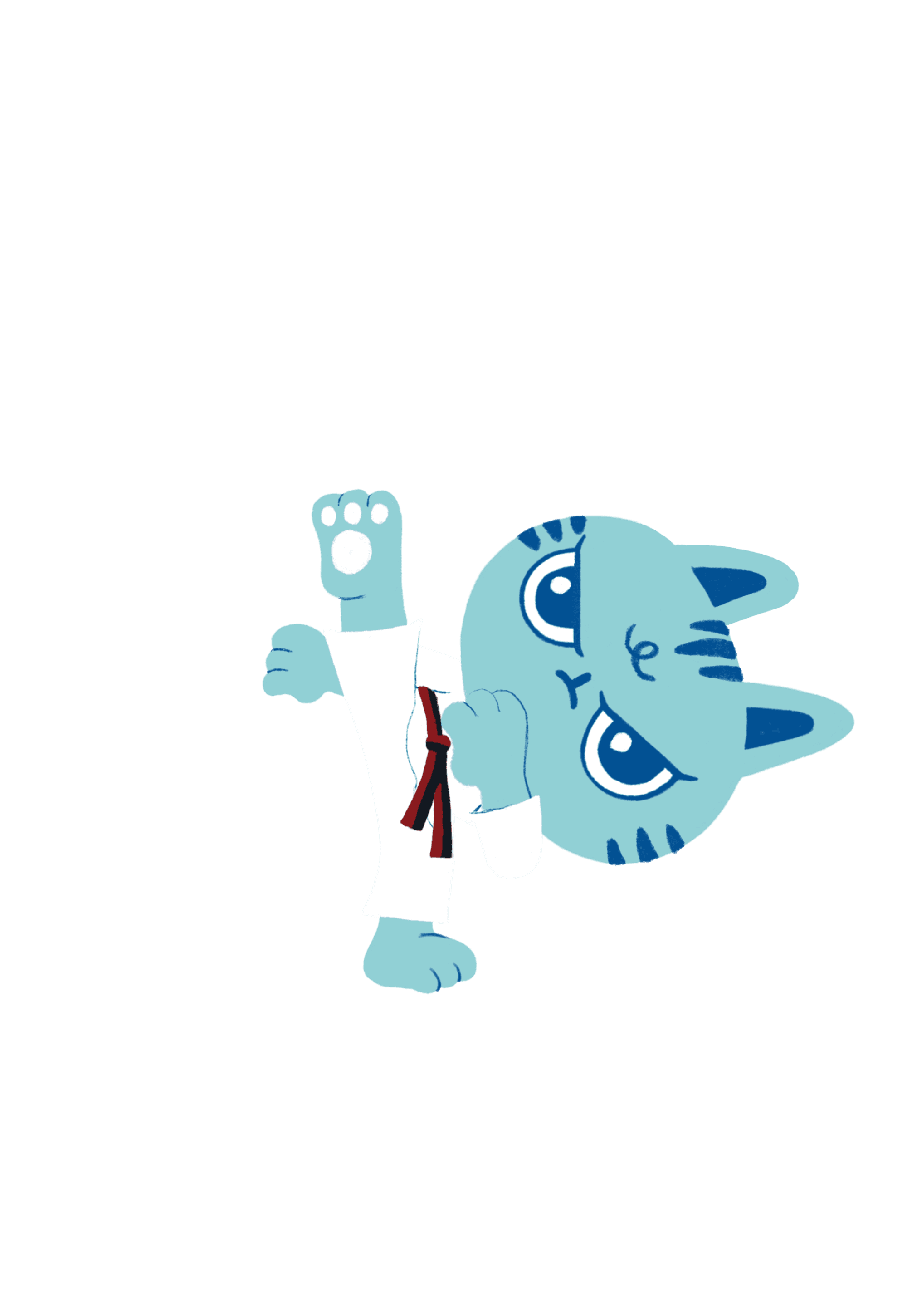 태냥이 액션!