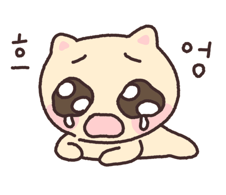 우는 빵냥이
