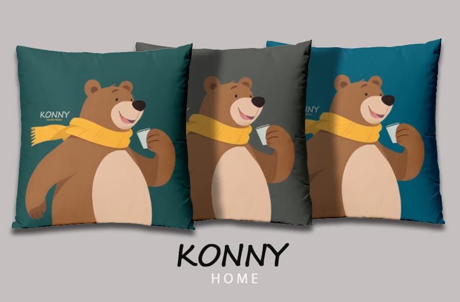 KONNY BEAR CUSHION