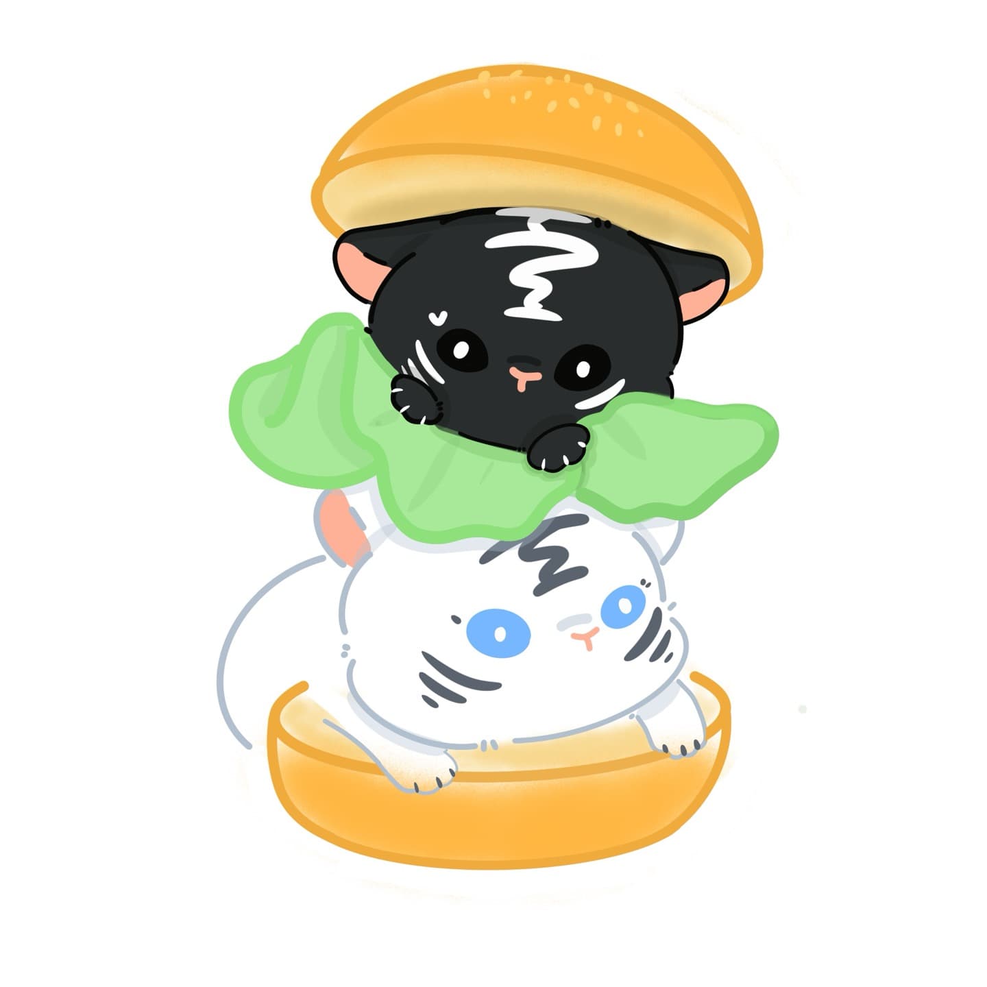 햄버거 호검,호얀