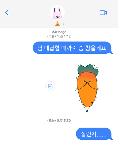 답장 안올때 보내기 좋은 짤