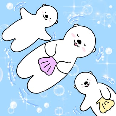 수영하는 쿠리