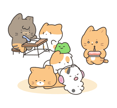삼대냥이 가족의 일상