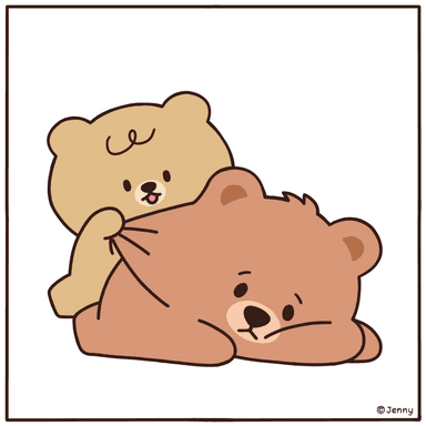 베니에게 보채는 푸키