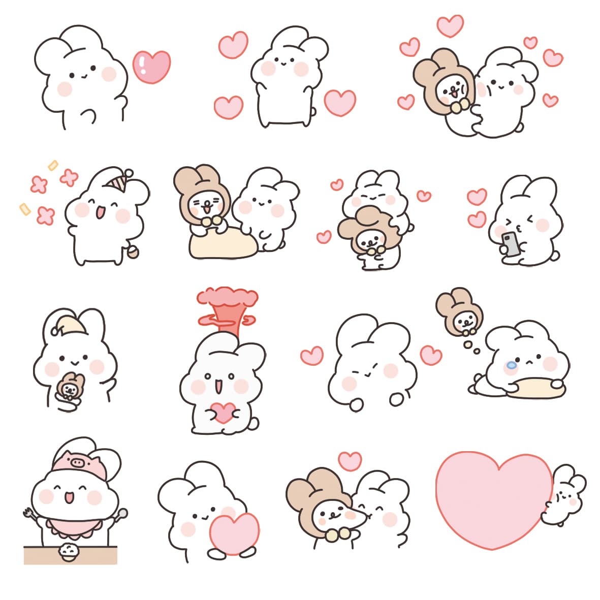 커플 이모티콘