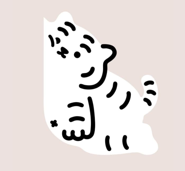 백호 뚱랑이 TEEFFEE