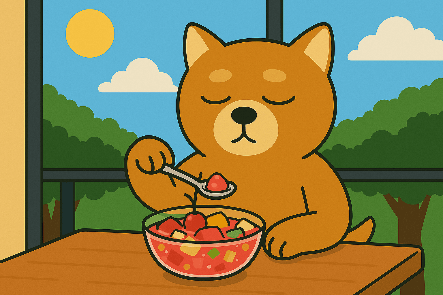화채먹는 졸림이
