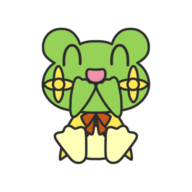 앉아서 웃는 희망이