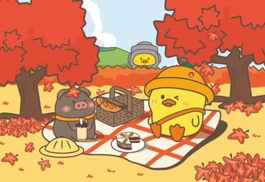 가을 덕분에~