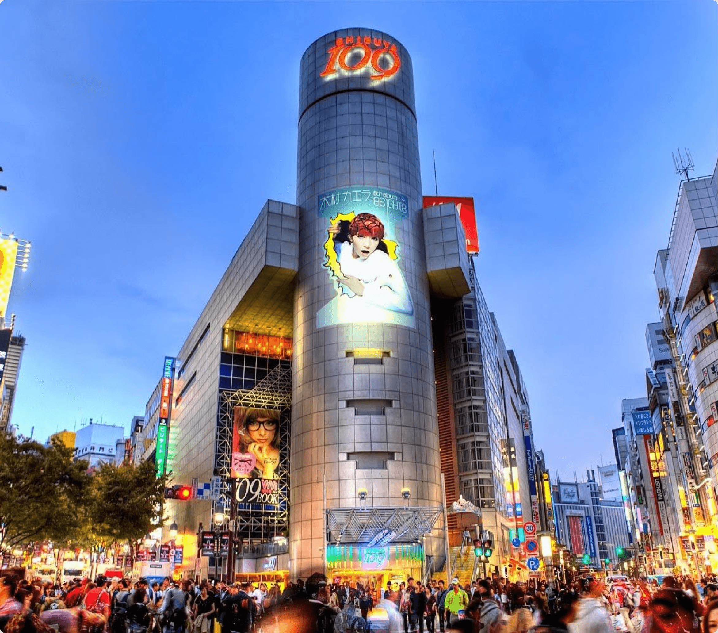 Recruiting characters to participate in the Japan [SHIBUYA109] pop-up store