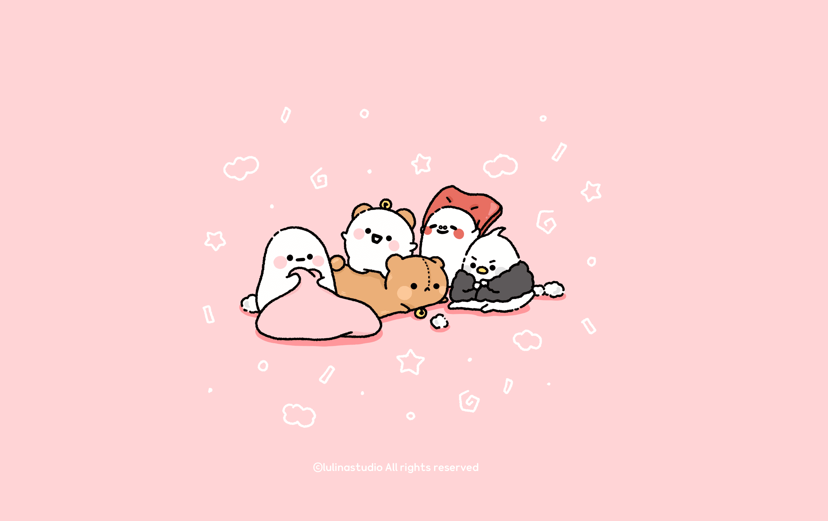 하얀 솜뭉치 빈둥이